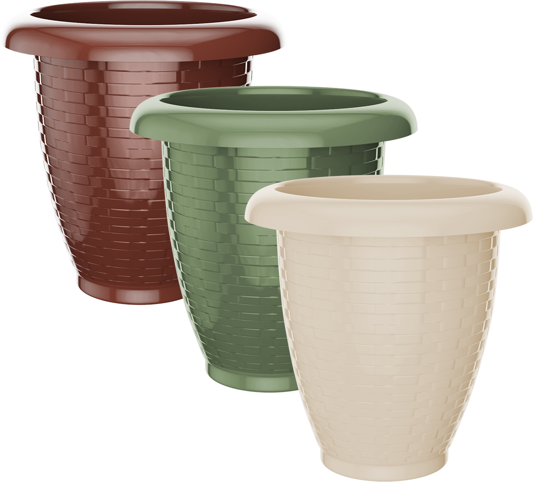 VASO RED. RATTAN Nº 30 COLOR