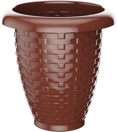 VASO RED. RATTAN Nº 20 MARRON