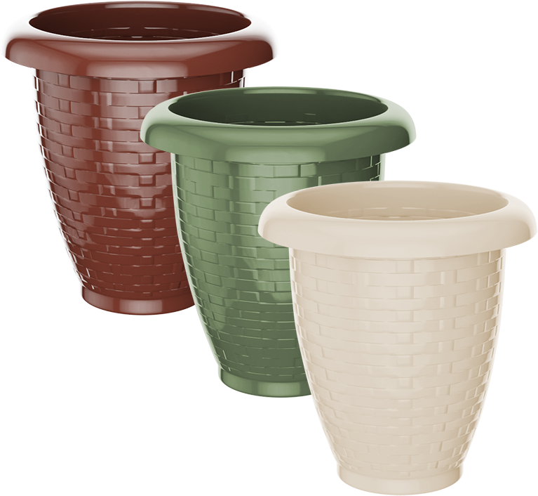 VASO RED. RATTAN MINI Nº 8 COLOR